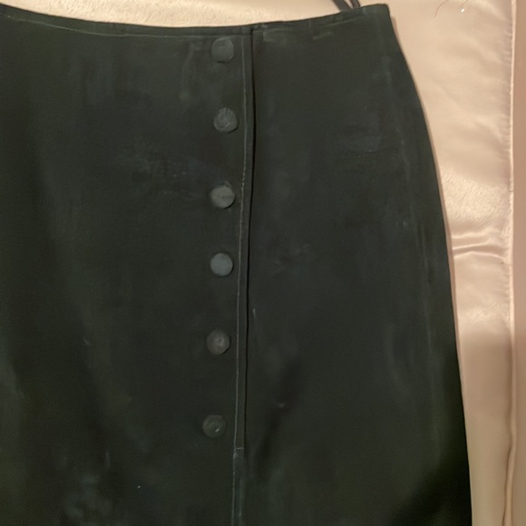 Sexy Suede Mid-calf Skirt - Picture 2 of 5